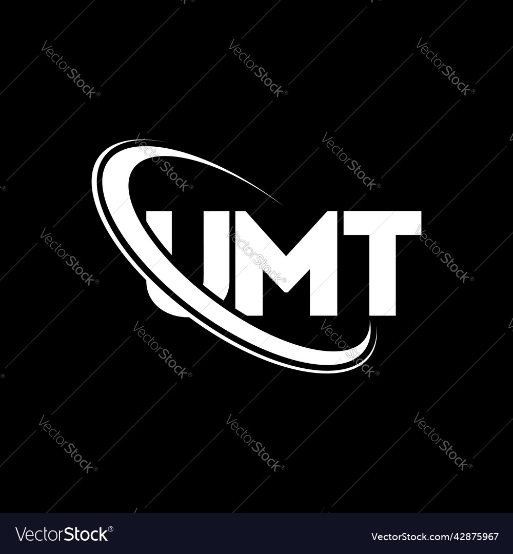 Umt logo letter design Royalty Free Vector Image