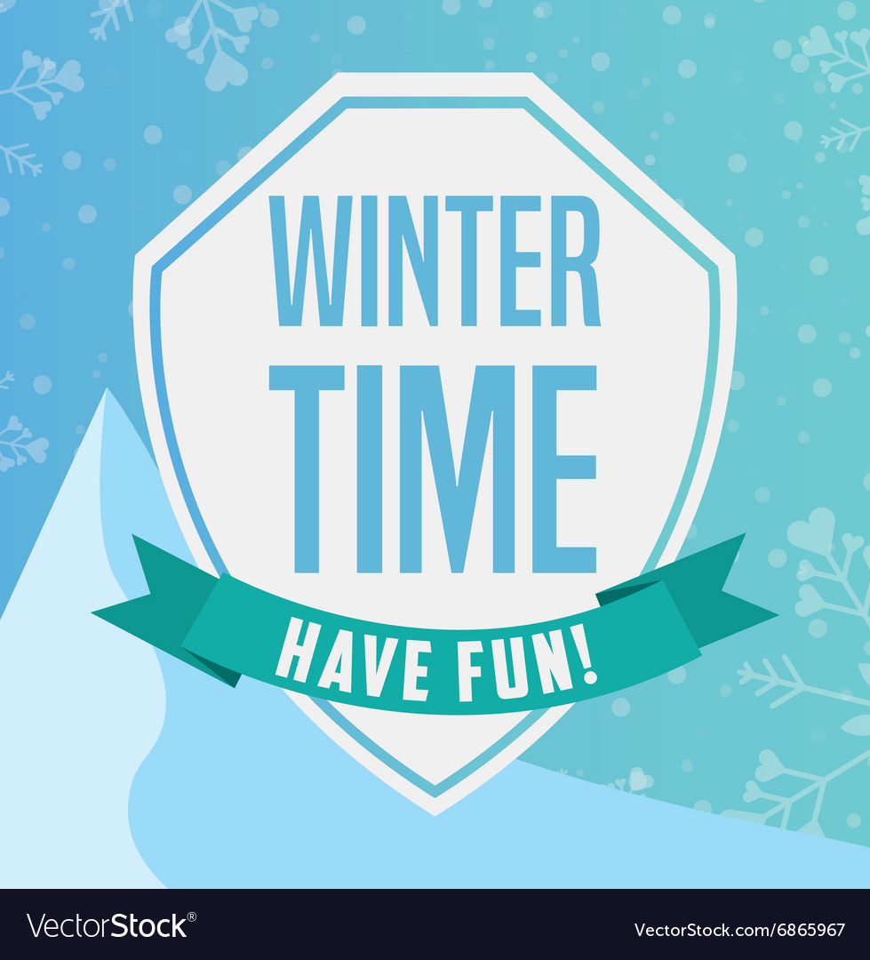 Welcome Winter Design Royalty Free Vector Image