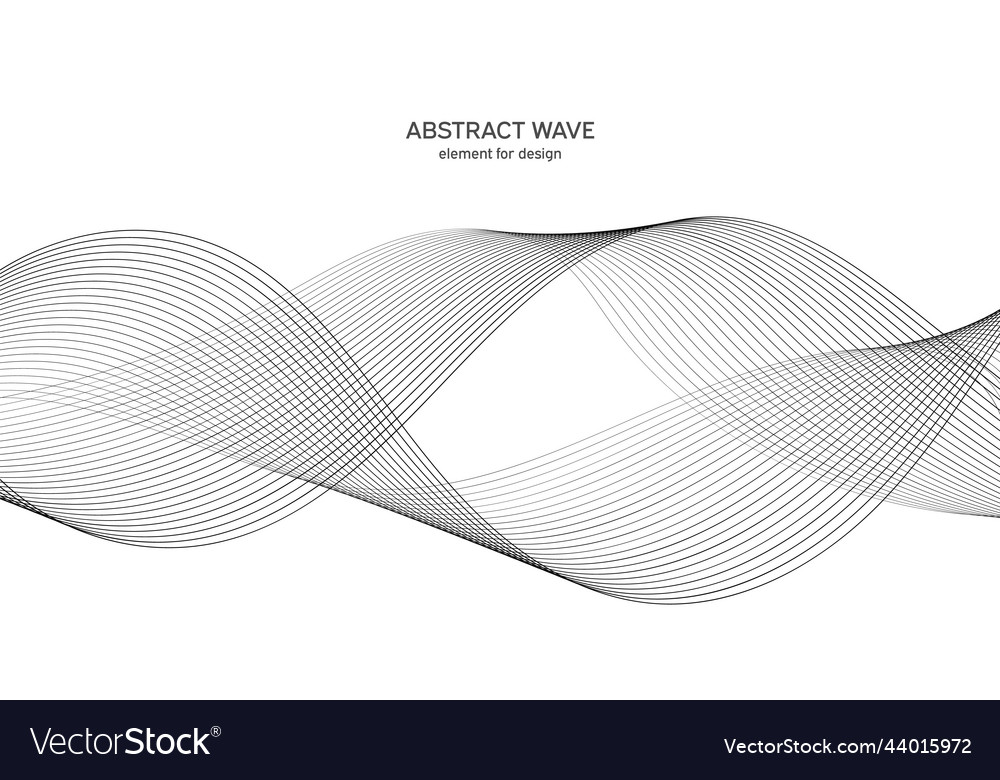 Abstract wave element for design digital vector image Abstract wave element for design digital