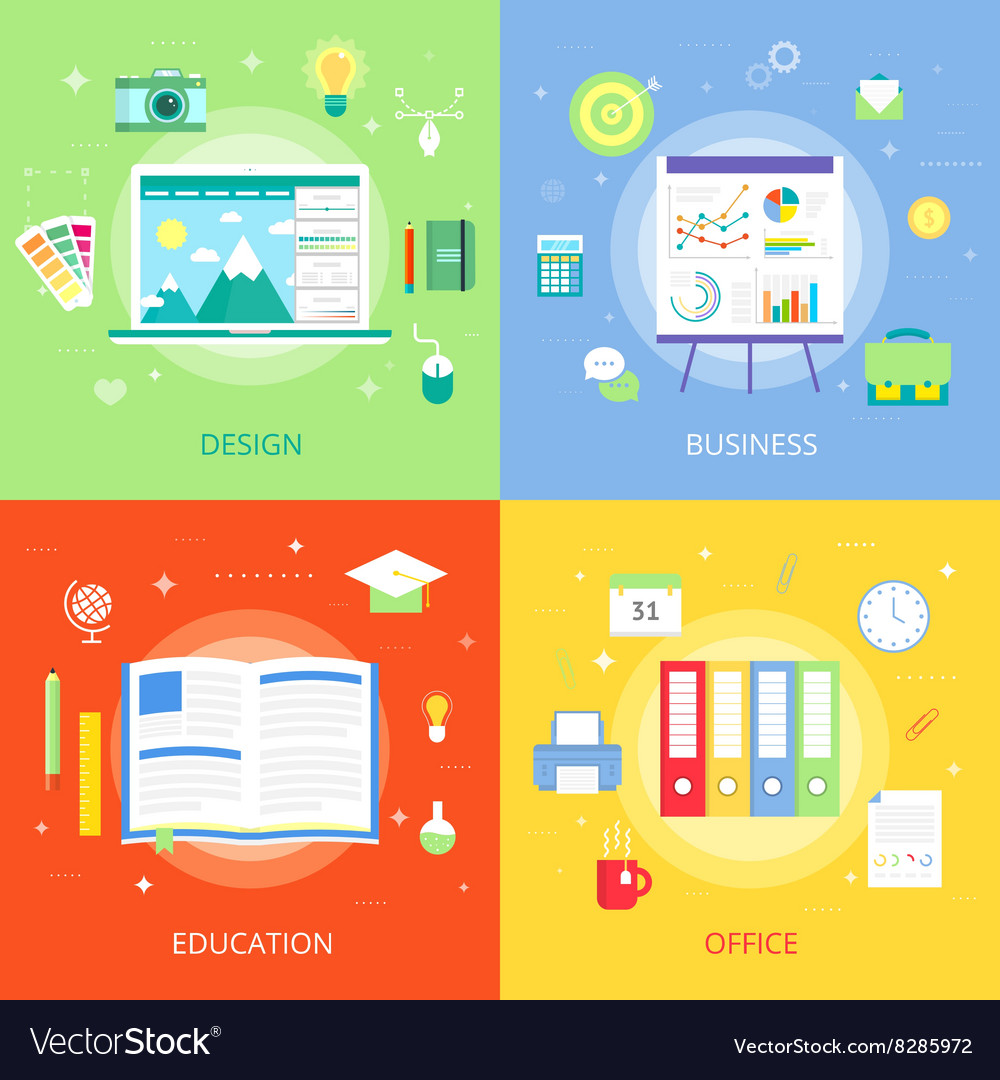 Concepts creative process graphic design