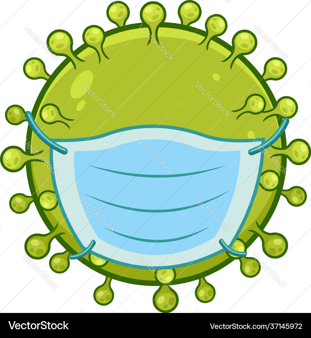 Coronavirus pathogenic bacteria Royalty Free Vector Image