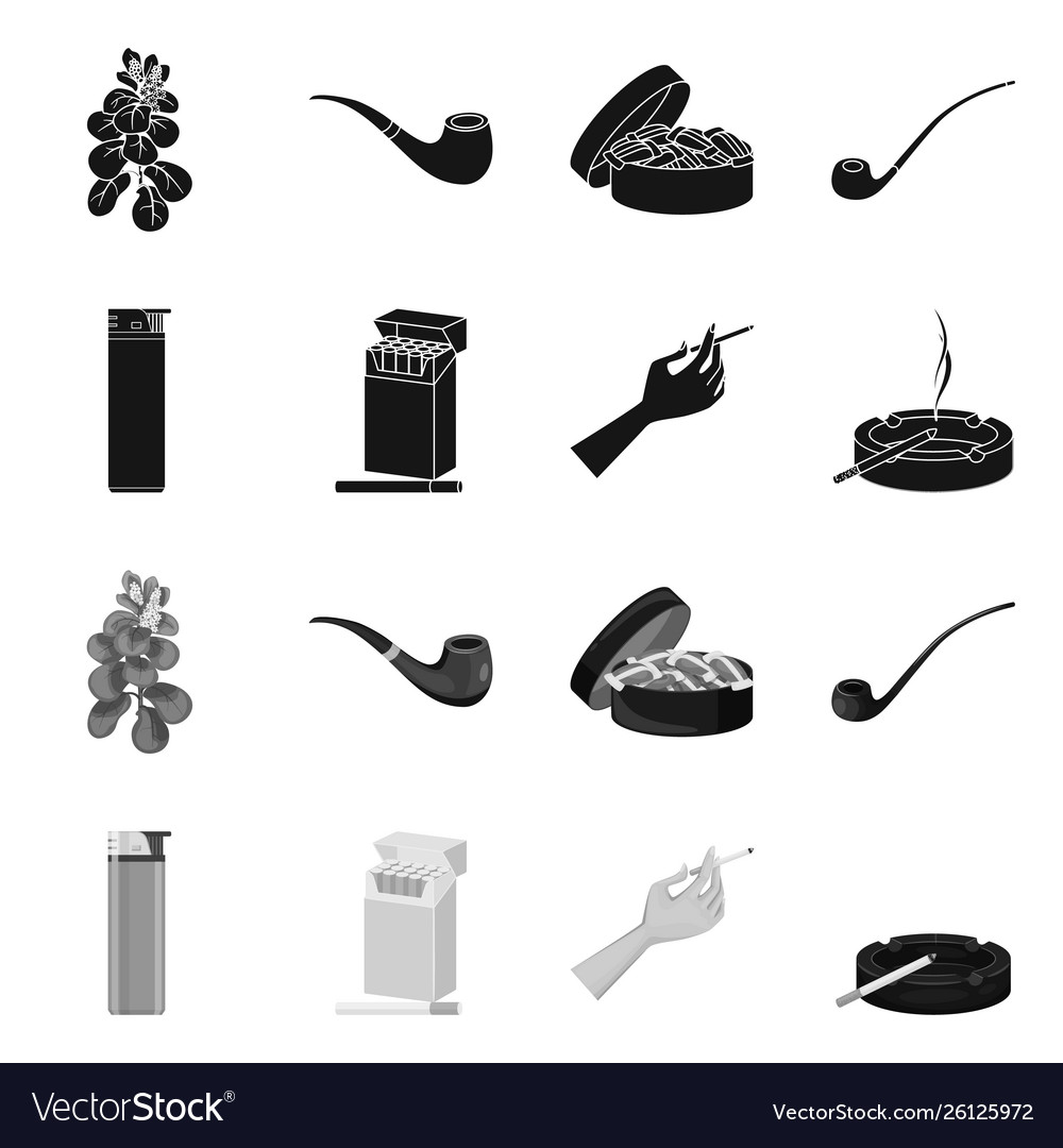 Design refuse and stop icon collection vector image Design refuse and stop icon collection