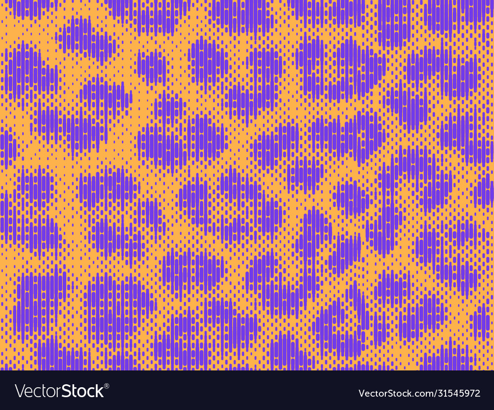 Leopard pixel art style stains pattern design Vector Image