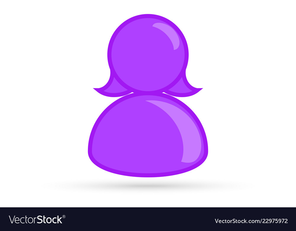 Purple female lesbian bisexual profile picture