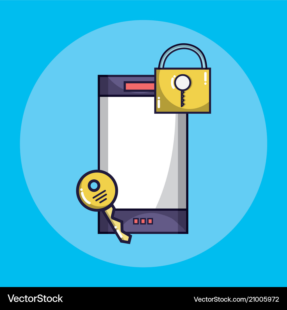 Security system technology Royalty Free Vector Image