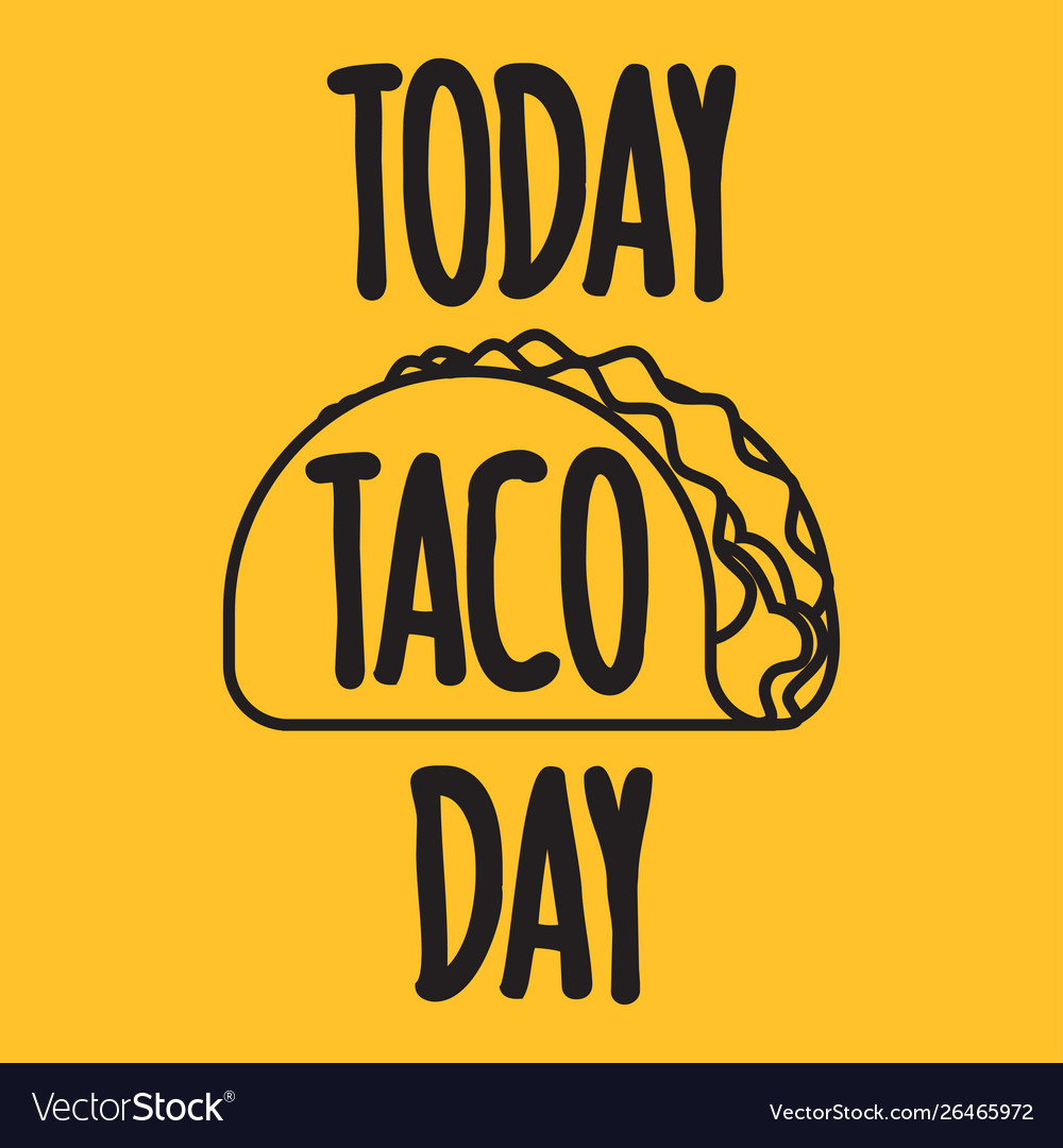 Today taco day banner