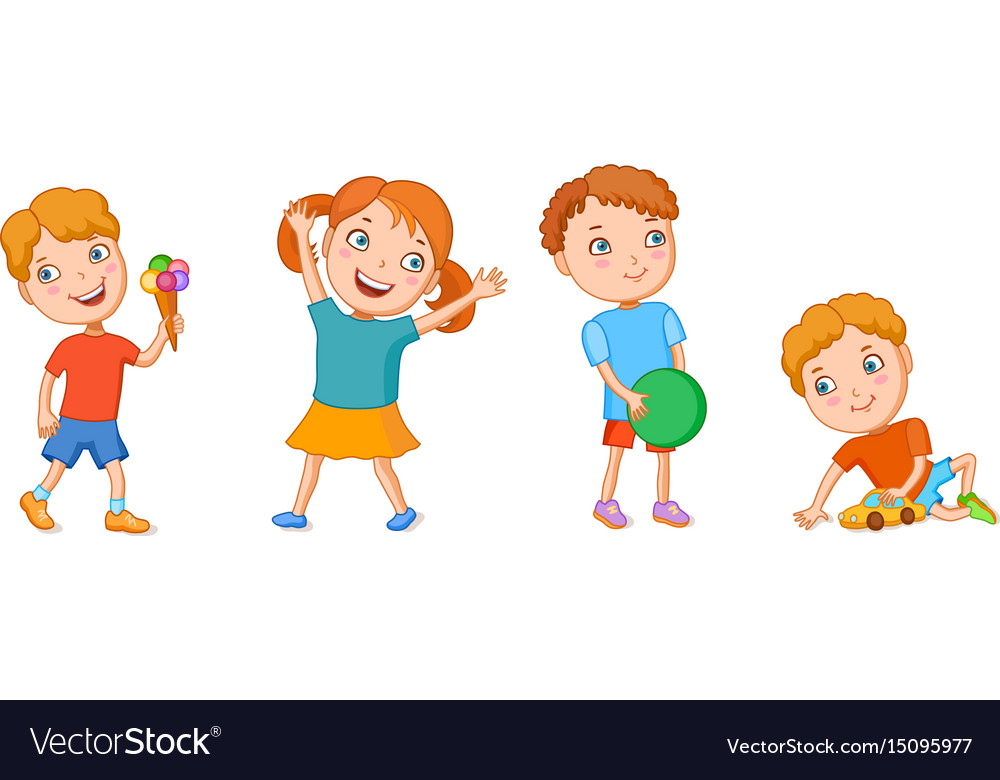 Featuring playing kids