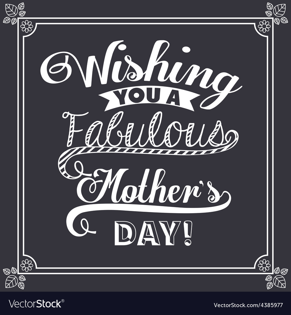 Floral Mothers Day Greeting