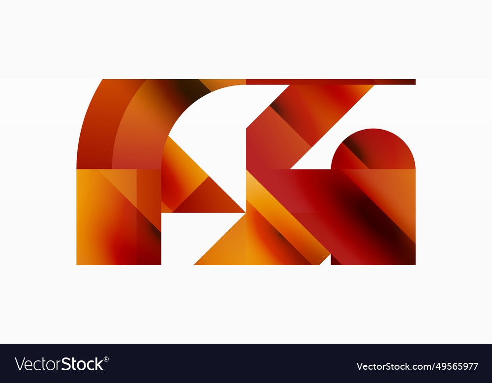Glossy circle square triangle shapes minimalist