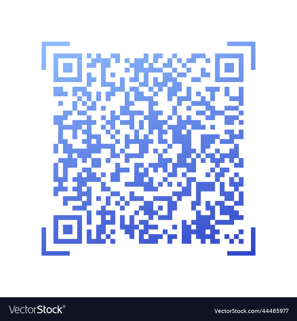 Gradient qr code