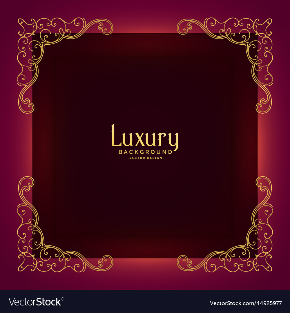 Royal invitation card background with ornamental