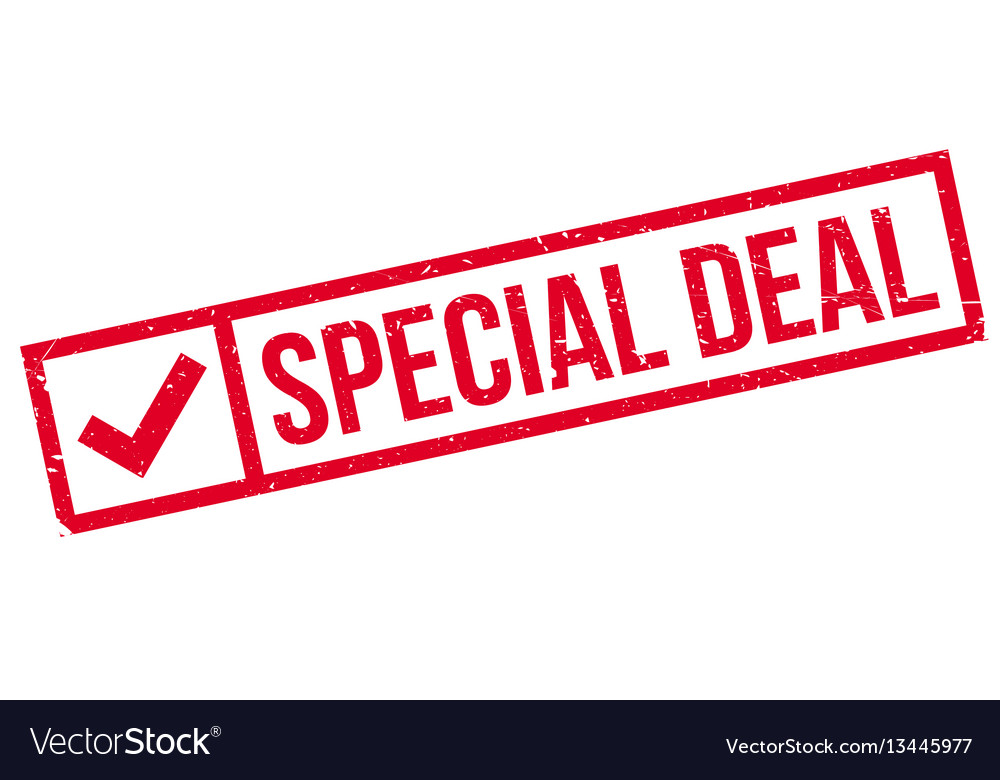 Special deal rubber stamp Royalty Free Vector Image