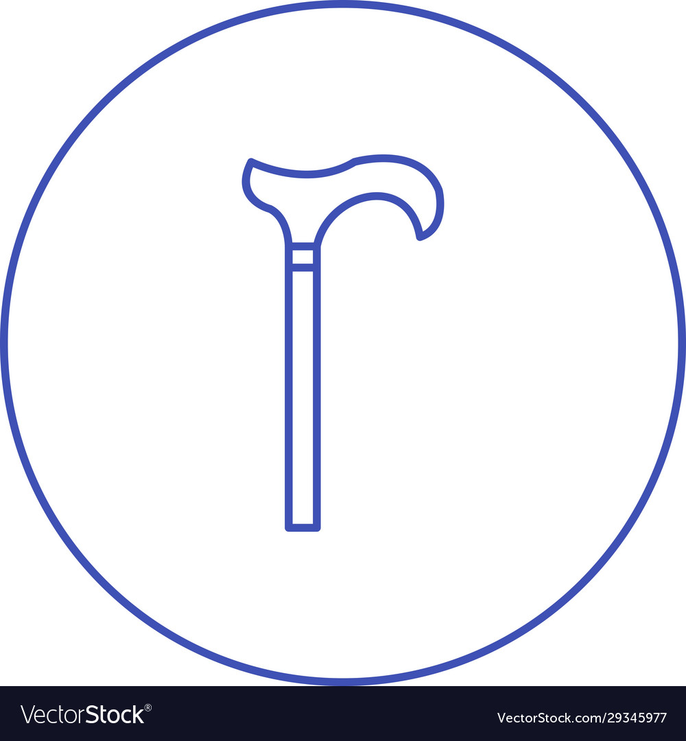 Unique walking stack line icon