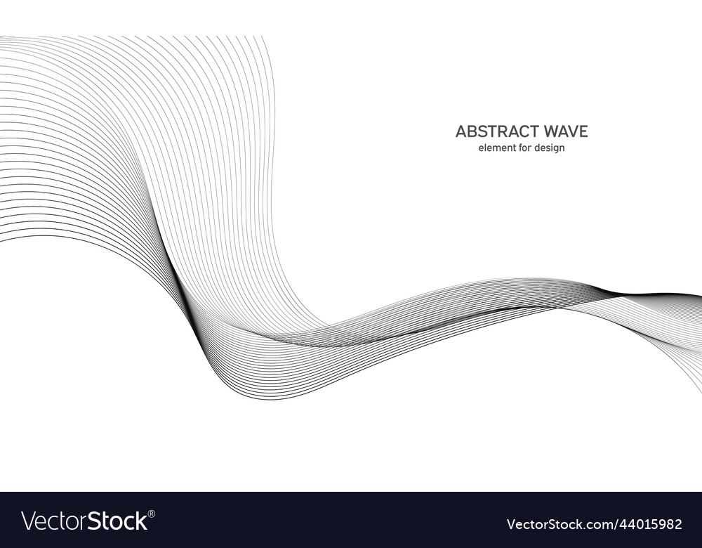 Abstract wave element for design digital Vector Image Abstract wave element for design digital