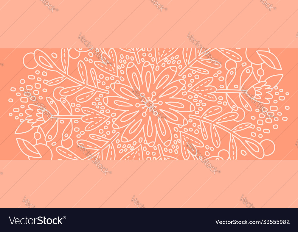 Background horizontal linear drawing