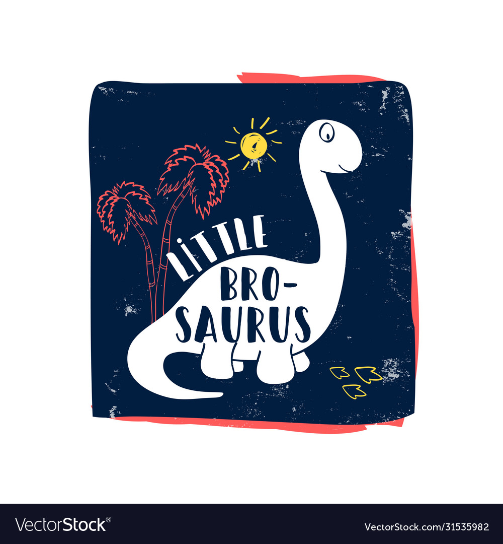 Süßes Dinosaurier T-Shirt Design mit Slogan