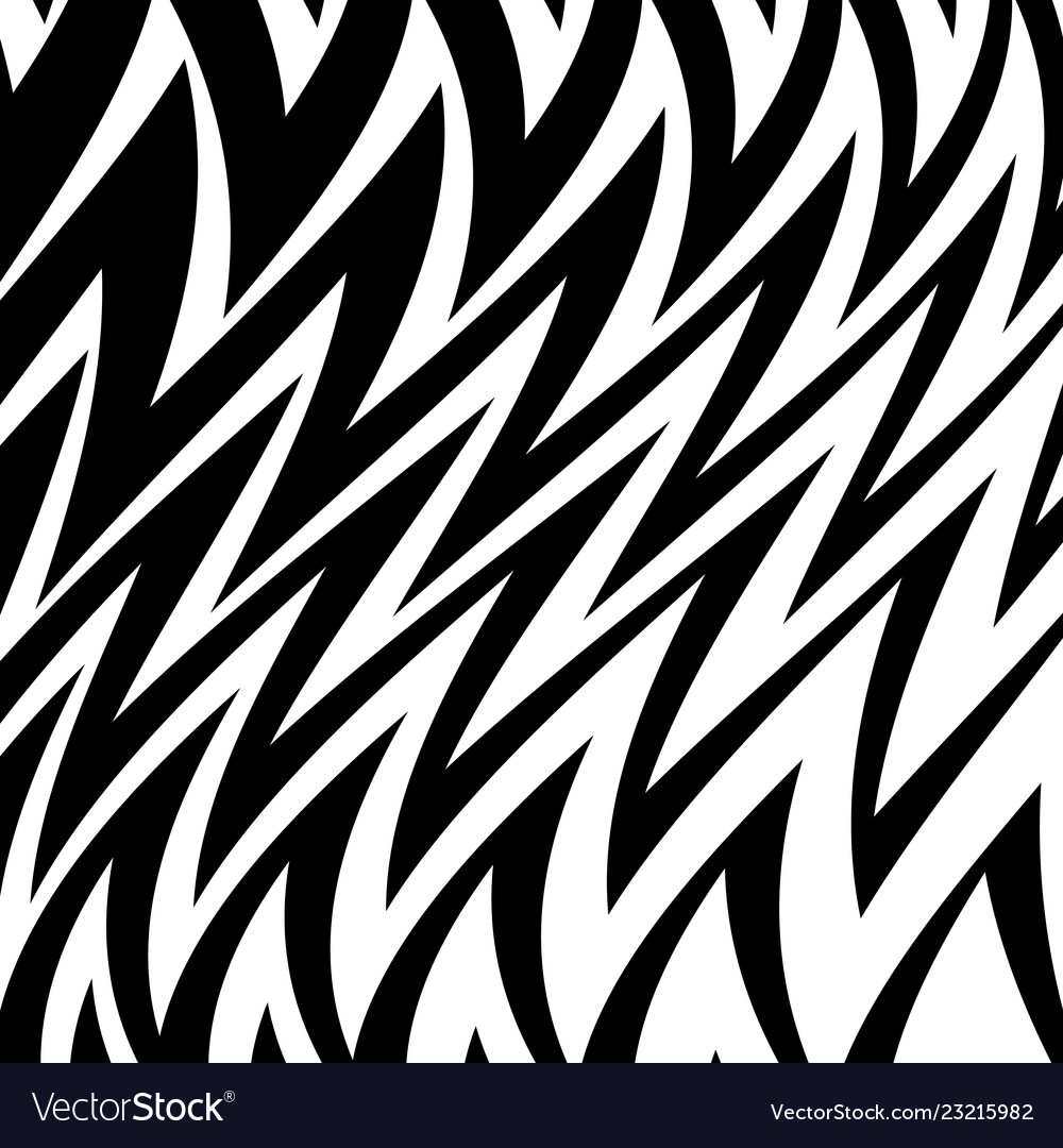 Geometric simple zigzag print wave pattern vector image Geometric simple zigzag print wave pattern