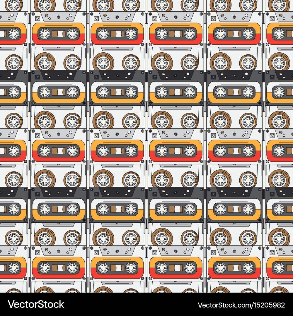 Seamless background pattern hipster style Vector Image