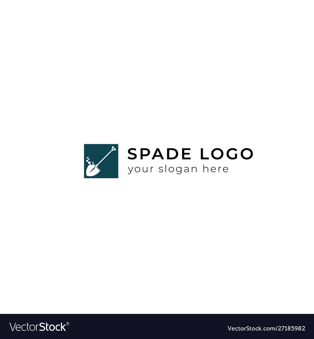 Spade digital logo designs agency garden modern