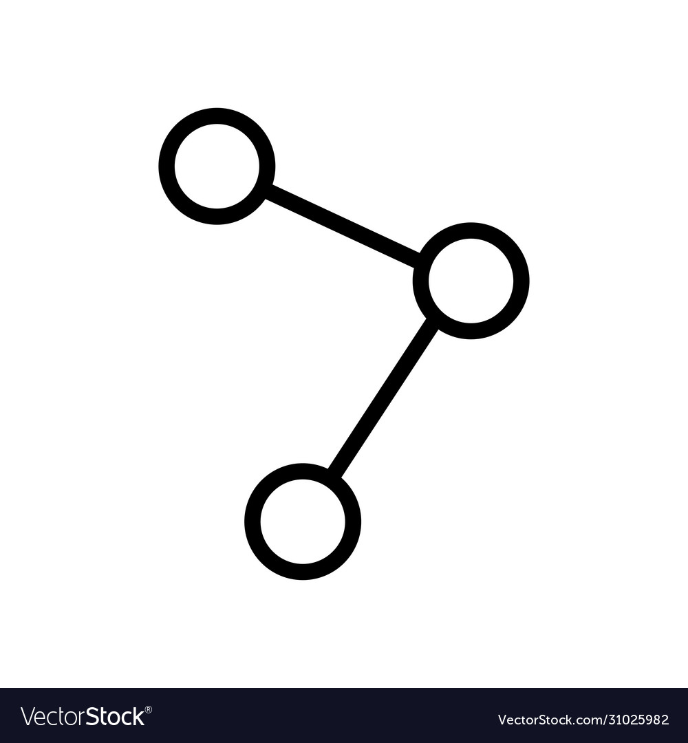 User interface concept share icon line style