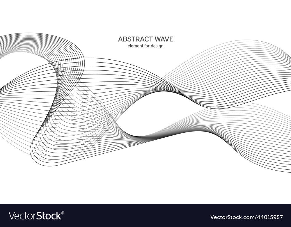 Abstract wave element for design digital vector image Abstract wave element for design digital