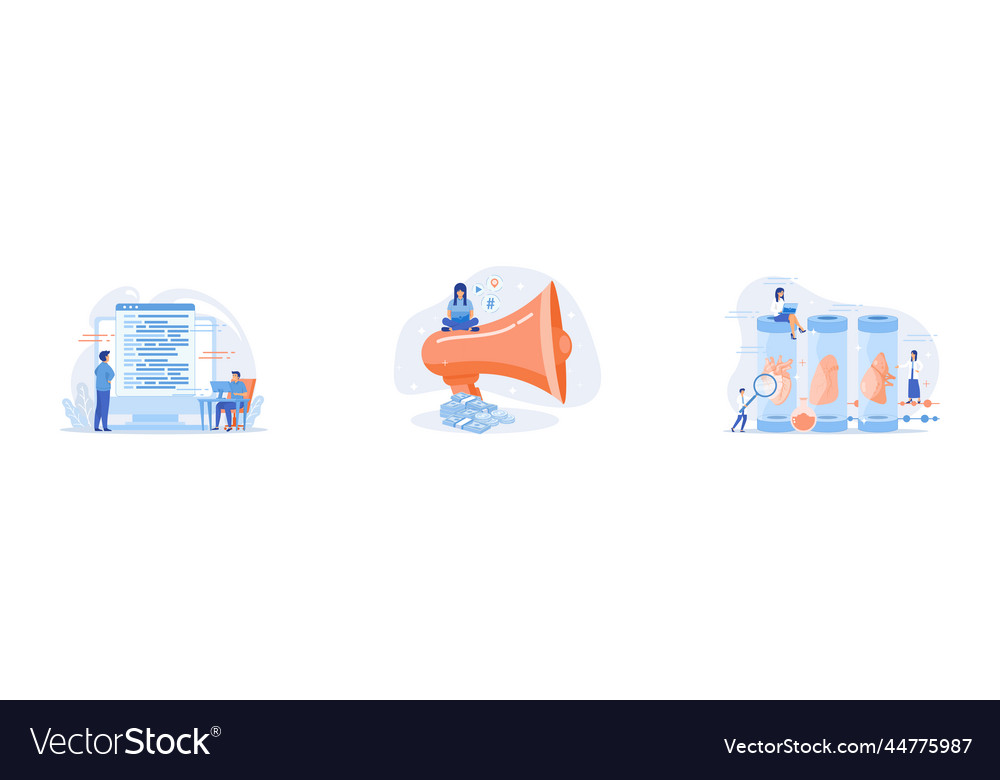 Inhaltsmarketing für Codierung und Webseitenentwicklung vector image Inhaltsmarketing für Codierung und Webseitenentwicklung