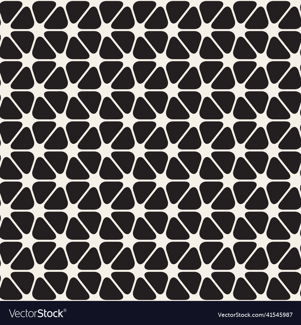 Seamless pattern repeating geometric elements
