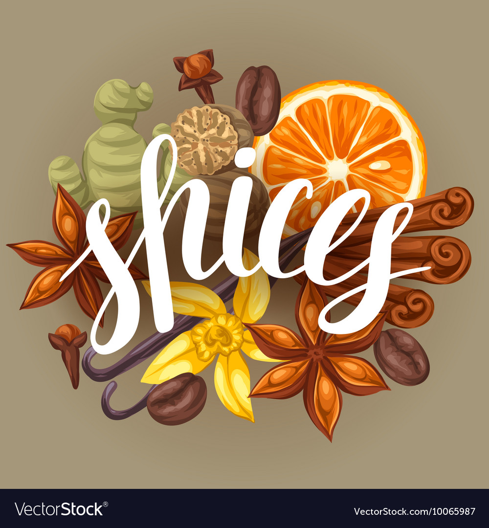 Spices and Herbs Background