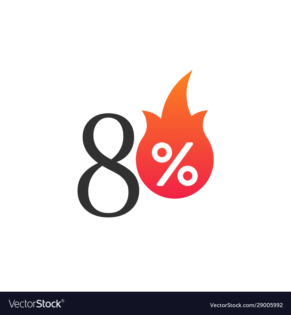 70 percent off with flame burning sticker