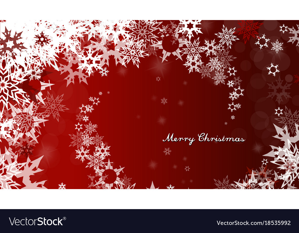 Abstract background with snowflakes art