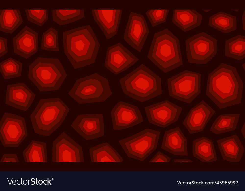 Abstract modern turtle shell seamless pattern vector image Abstract modern turtle shell seamless pattern