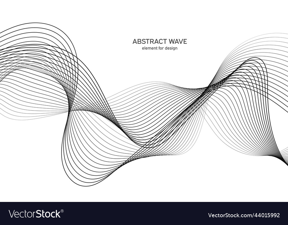 Abstract wave element for design digital vector image Abstract wave element for design digital