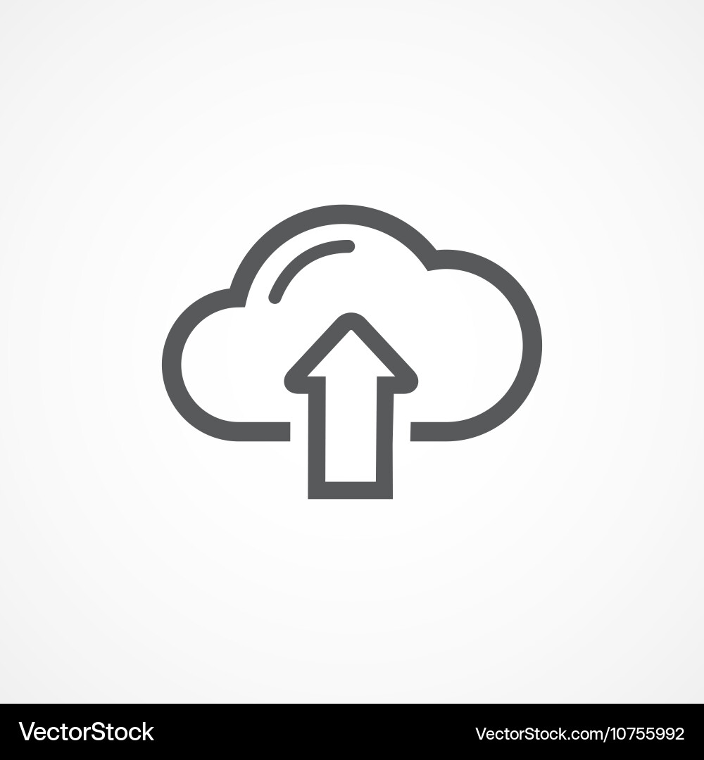 Cloud storage icon Royalty Free Vector Image - VectorStock
