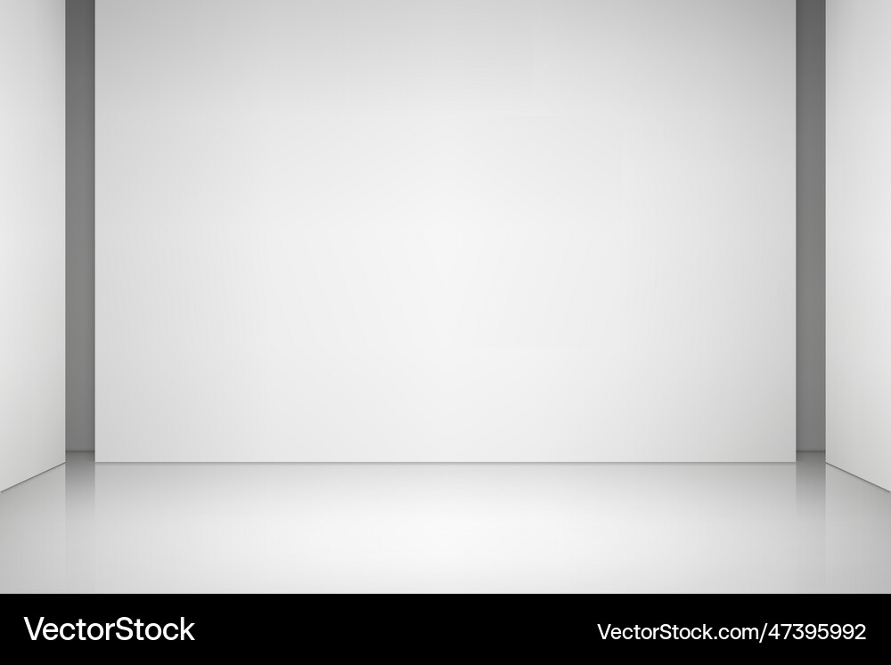 Empty studio room background with spotlight Vector Image