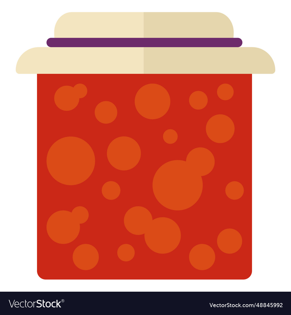 Flat jam jar symbol Royalty Free Vector Image - VectorStock