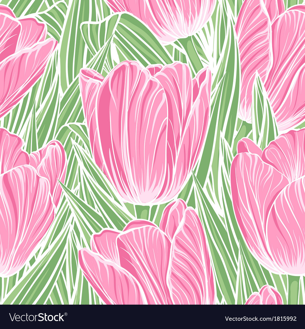 Floral Tulip Pattern