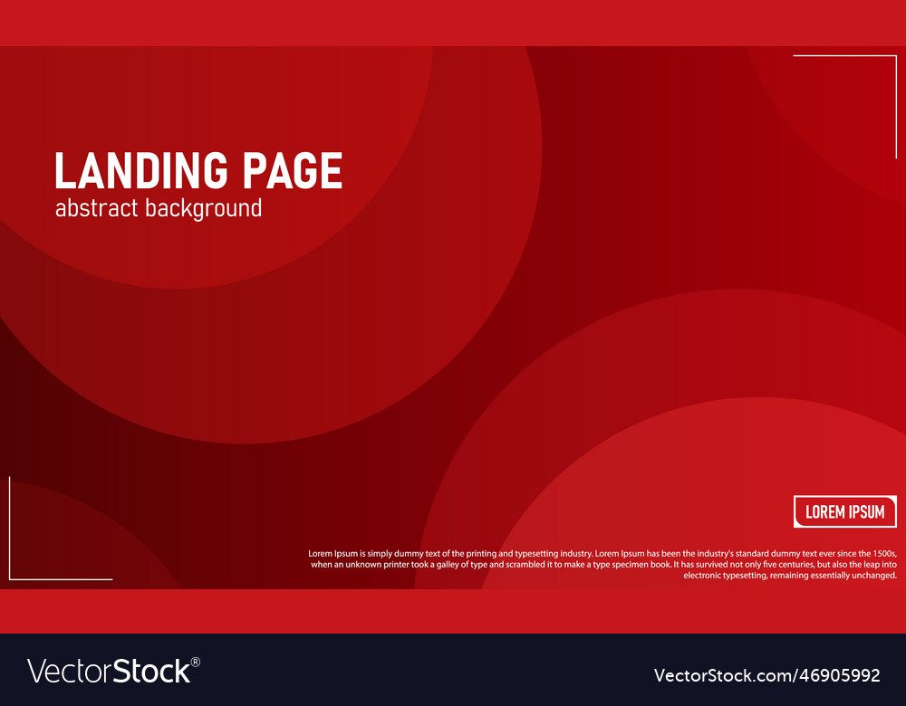 Red abstract background dynamic shapes composition vector image Red abstract background dynamic shapes composition