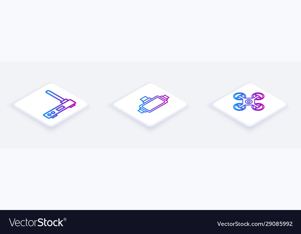 Set isometric line router and wi-fi signal