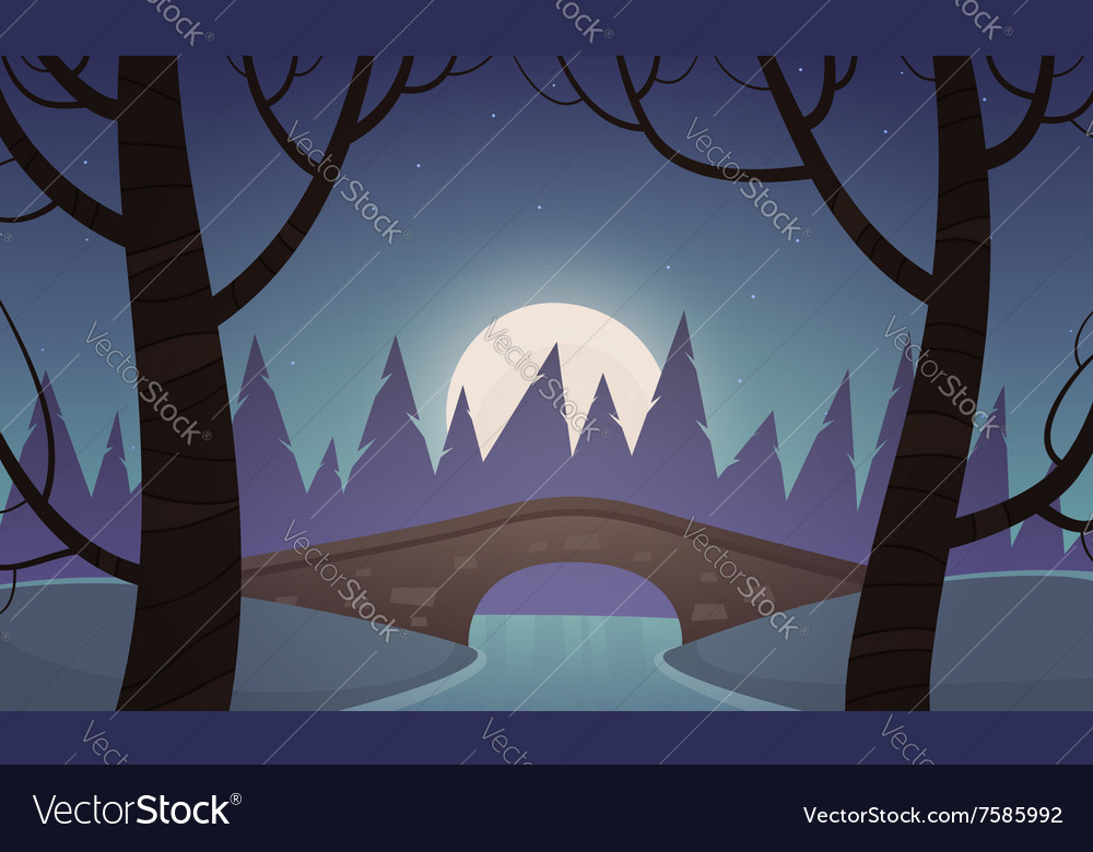 Small stone bridge