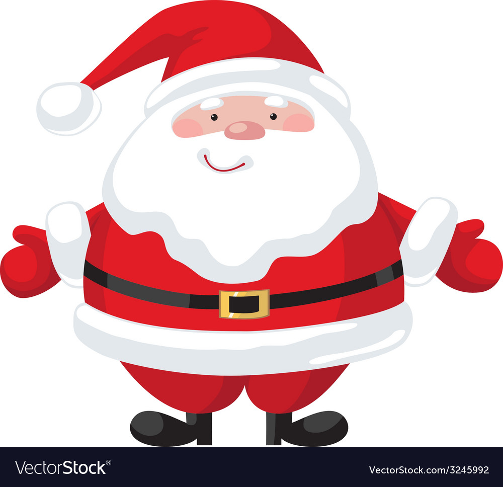 Lächelnder Weihnachtsmann