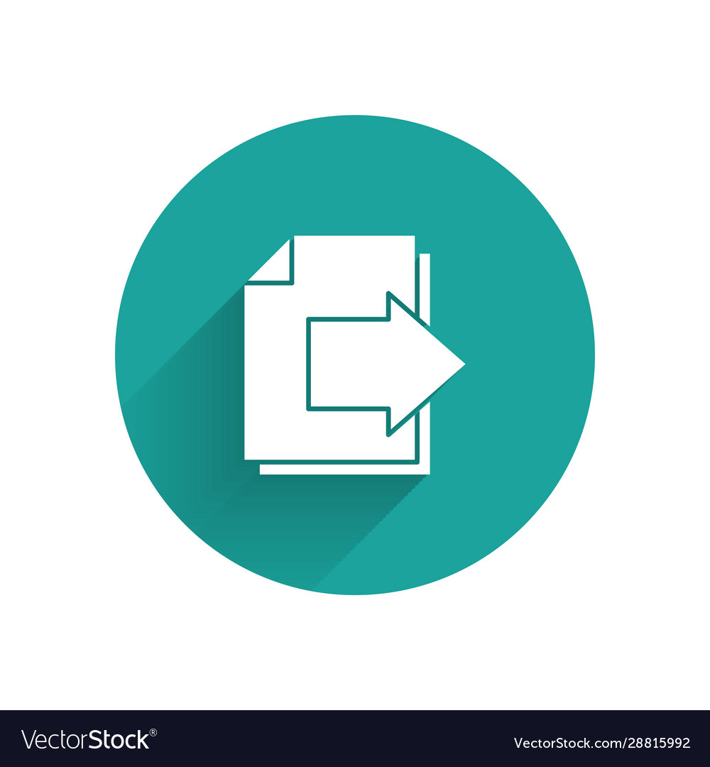 White next page arrow icon isolated with long vector image White next page arrow icon isolated with long