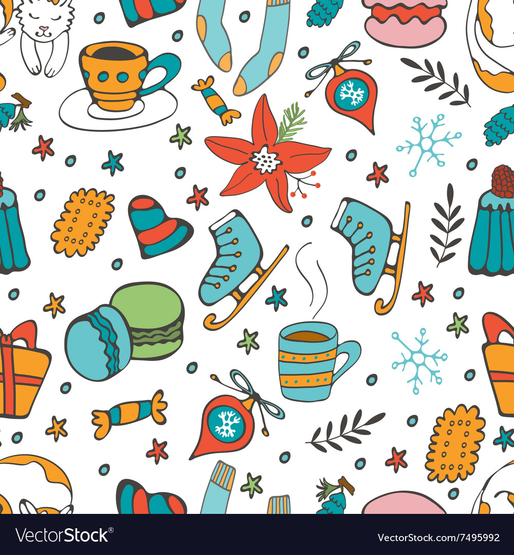 Winter Holiday Pattern - Festive Graphics