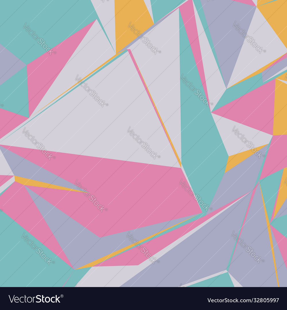 Abstract background with colorful triangles