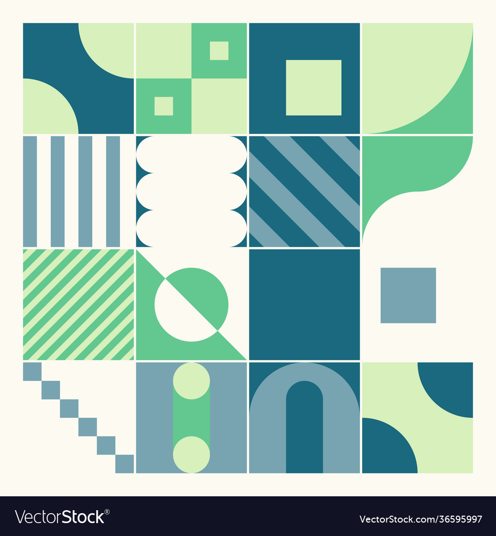 Abstract square pattern design vector image Abstract square pattern design