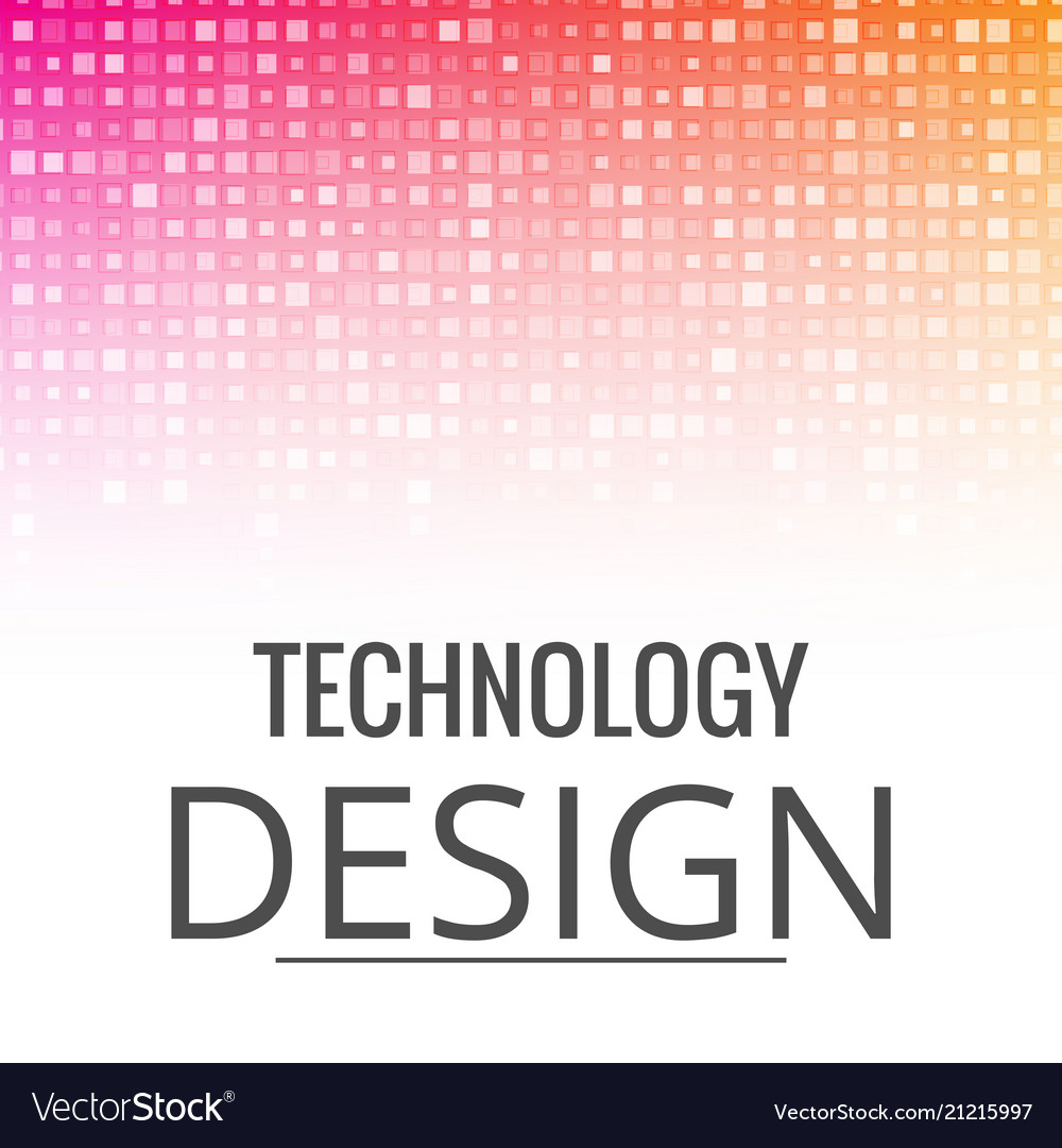 Abstract Tech Hexagon Pattern