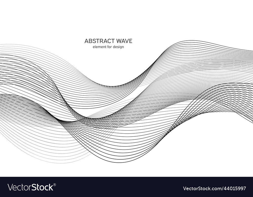 Abstract wave element for design digital vector image Abstract wave element for design digital