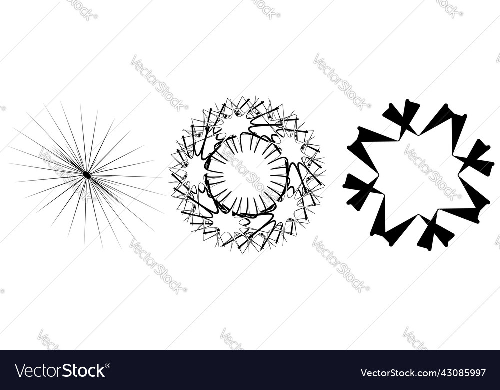 Abstractionist abstract geometric shape element Vector Image Abstractionist abstract geometric shape element