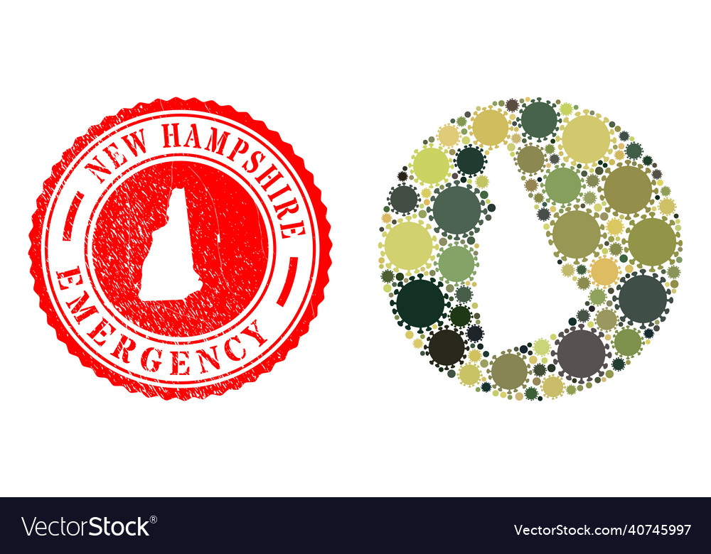 Emergency Scratched Seal And Virus Outbreak Mosaic Emergency Scratched Seal And Virus Outbreak Mosaic