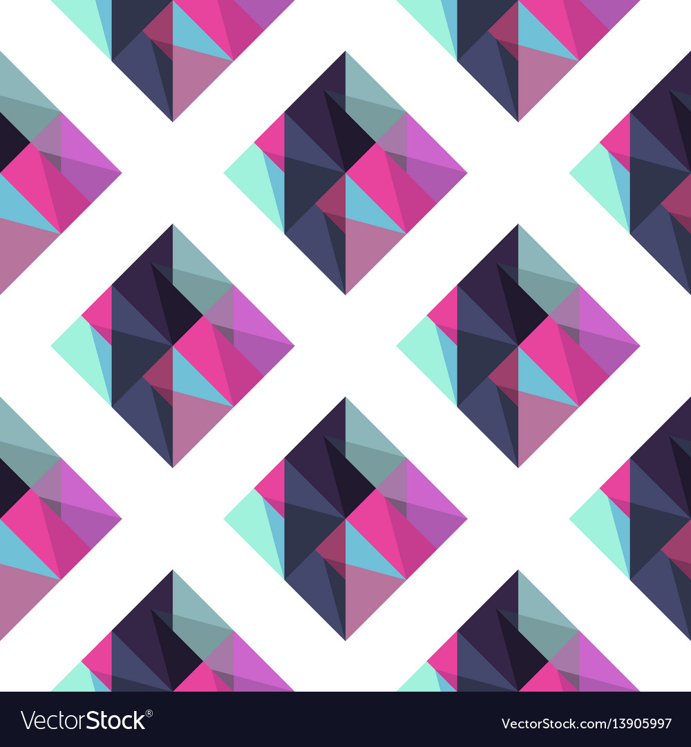 Geometric pattern with rombus vector image Geometric pattern with rombus