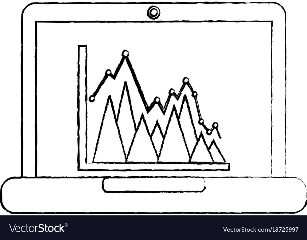 Graph chart icon image